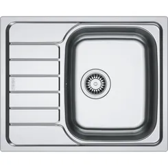 Мойка кухонная Franke Spark, нерж.сталь, прямоуг., с крылом, 620х500х160мм, чаша- 1, накладная, SKL 611-62, нерж декор фото