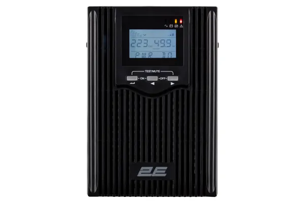 Источник бесперебойного питания 2E PS1000L, 1000VA/800W, на внешние АКБ 2*12В, 2xSchuko+1xC13 цена в Украине