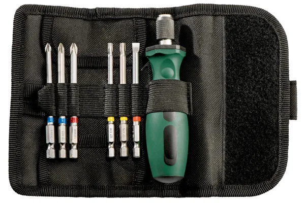 Викрутки Metabo набір 7шт, 6 біт, SL,PH,PZ,Torx