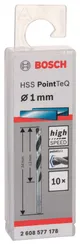 Сверло по металлу Bosch HSS-PointTeQ, 1х12х34мм, 10шт