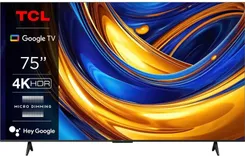 Телевизор 75" TCL LED 4K 60Hz Smart Google TV Titan фото