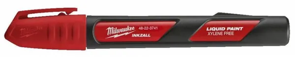 Маркер Milwaukee InkZAll LP, водостойкий, ультрафиолетовый, красный
