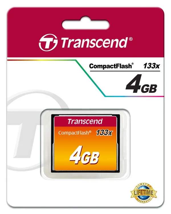 Карта пам'яті Transcend CF   4GB 133X