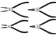Щипці для стопорних кілець Neo Tools, набір 4 шт., CrV, 2х170мм та 2х180мм фото №1