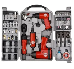 Набор пневматических инструментов 71 шт HECHT 002075E фото