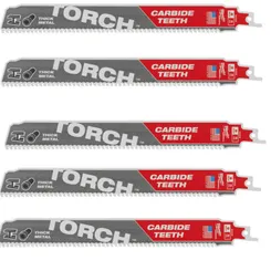 Полотно для шабельних пил TORCH CARBIDE MILWAUKEE, 230х3,1мм, (5шт), (метал) фото