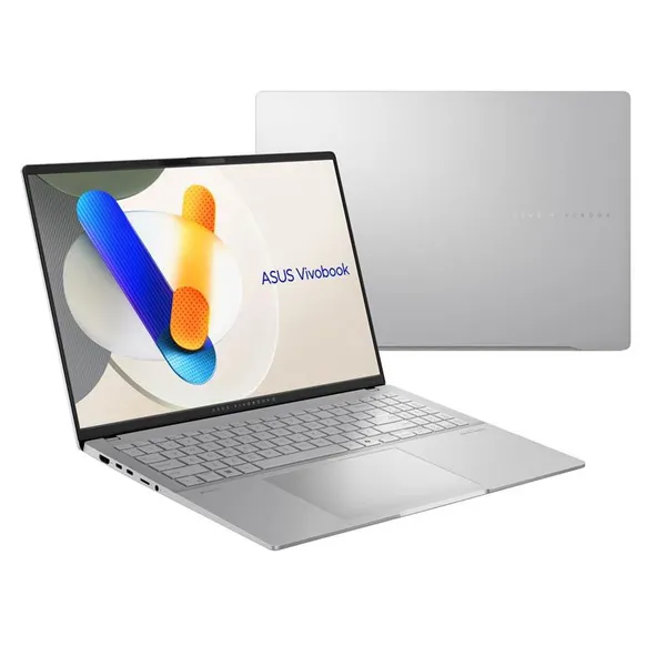 Ноутбук ASUS Vivobook S 16 M5606KA-RI014 16" 3K OLED, AMD AI 5 340, 16GB, F1TB, UMA, NoOS, Сріблястий