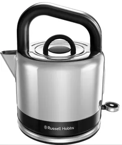 Электрочайник Russell Hobbs Distinctions Ocean 1.5л, Strix, металл, серебристо-черный фото