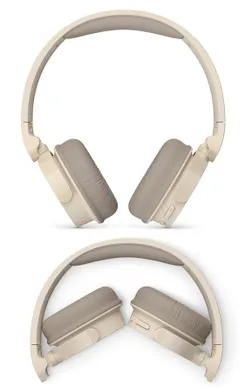 Наушники On-ear Philips TAH3209 BT 5.3, Wireless, Mic, Бежевый фото