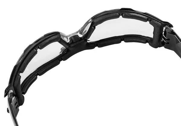 Купить Окуляри захисні Neo Tools протиосколкові, клас захисту FT, гумові дужки, полікарбонат, прозорі