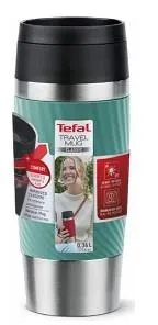 Термочашка Tefal Travel Mug Classic Twist, 360мл, нержавіюча сталь, зелений фото