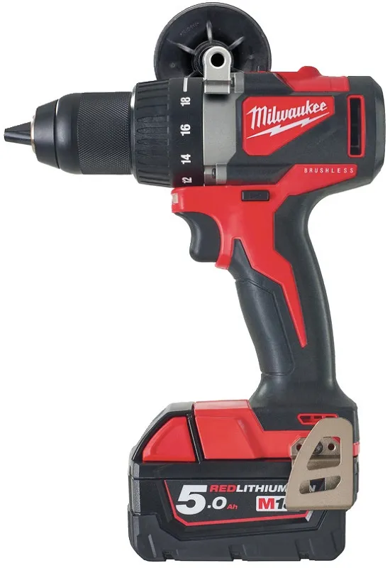 Дриль-шурупокрут акумуляторний MILWAUKEE, M18 BLDD2-502X, 82Нм (+ заряд.прис., 2акум. Х5Аг, HD кейс) купити в Україні