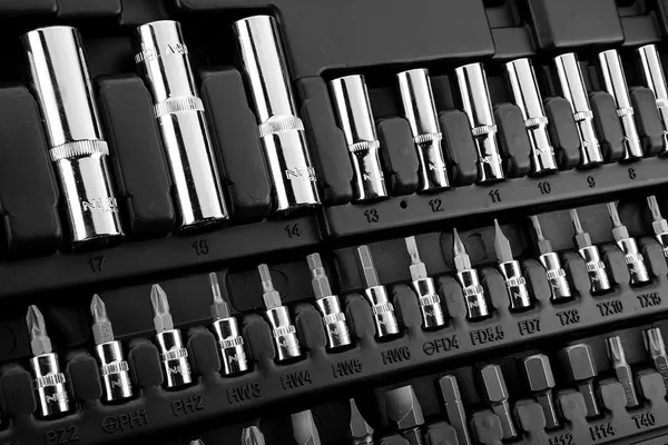 Набор инструментов Neo Tools, набор торцевых головок, 86 шт, 1/2", 1/4", CrV, кейс фото №7