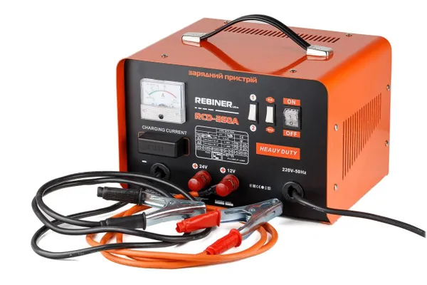 Пуско-зарядний пристрій 12/24 В, 300 А/г Rebiner RCD-350A ціна в Україні