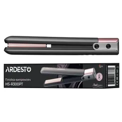 Випрямляч Ardesto Pink Touch, 50Вт, 160-200C, акумуляторний, кераміка, USB-C > USB-A, сірий+рожевий фото