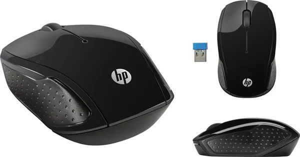 Мышь HP 200, WL, чёрный