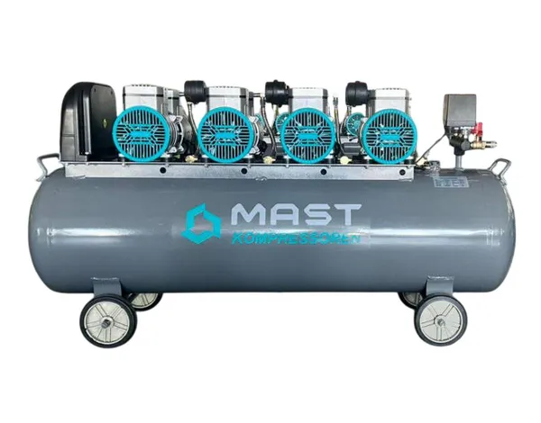 Безмасляний поршневий компресор Mast MOF1680/4x1500-160L