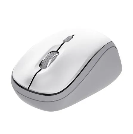 Мышь Trust Yvi+ Compact Multi-Device, WL/BT/USB-A, белый