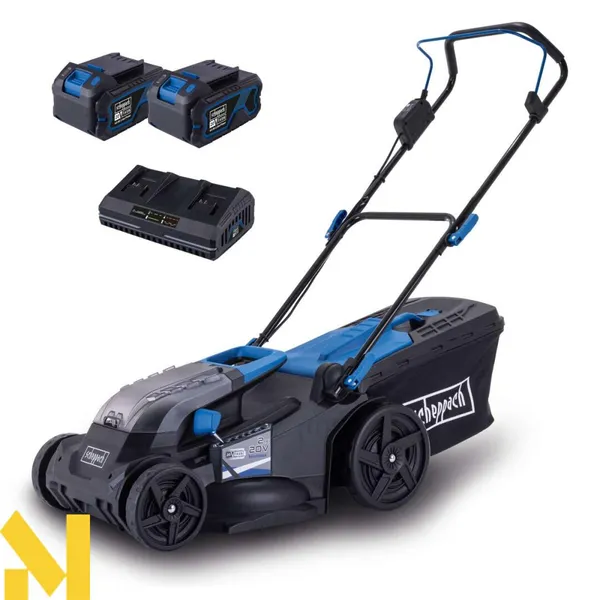 Газонокосарка акумуляторна Scheppach BC-MP430-X SET XL2 (АКБ+ЗП)