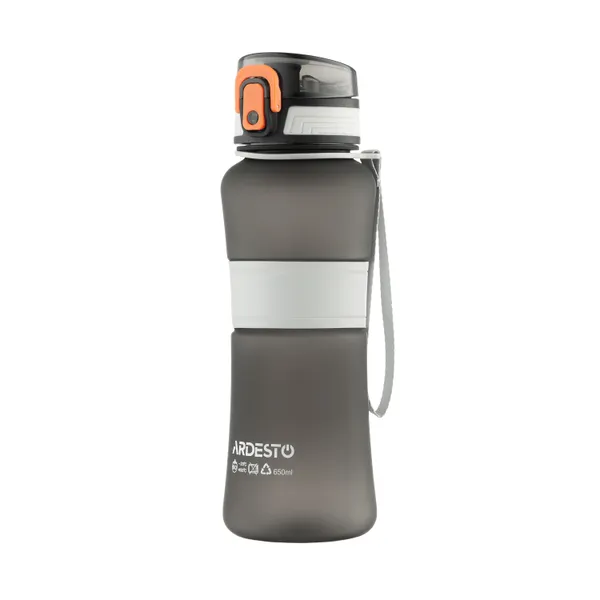 Бутылка для воды ARDESTO Balance 650мл, пластик, черный