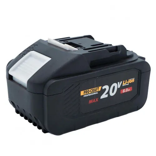 Аккумулятор 20 В, 8 А/ч Procraft 20/8 аккумуляторная батарея
