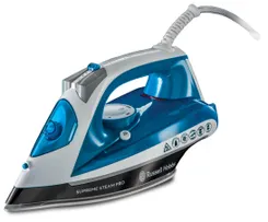 Утюг Russell Hobbs Supreme Steam Pro, 2600Вт, 310мл, паровой удар -145гр, постоянный пар - 40гр, керам. подошва, синий фото