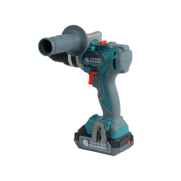 Купити Набір із двох акумуляторних інструментів Konner&Sohnen KS IDAGB 20V SET 1 20В дриль ударний, шліфмашина кутова, швидкий ЗП 2.4А акб 1х2А·год+1х4А·год кейс 3кг зі знижкою