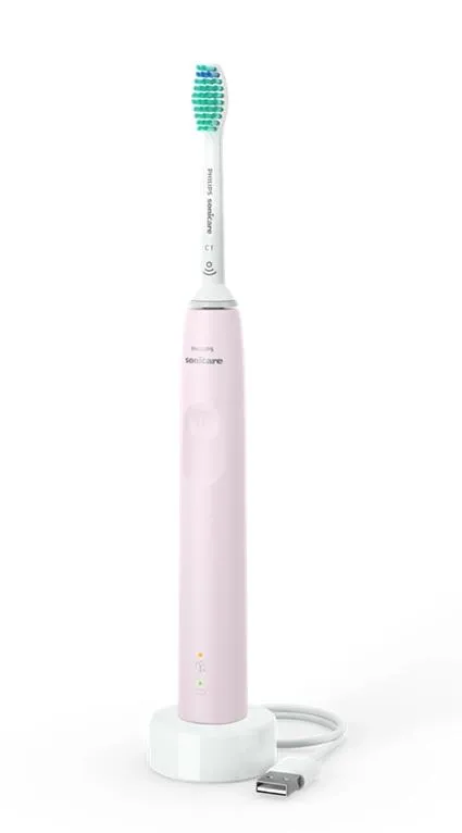 Щетка зубная электр. Philips Sonicare 3100 series, 31т. колеб/мин, насадок-1, розовый