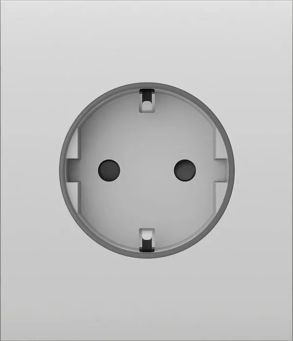 Центральная панель для встраиваемой розетки Ajax CenterCover for Outlet Basic, белый