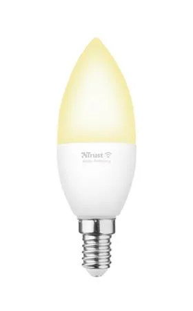 Лампа умная Trust E14 470 Lumen, 1800-6500k, белый