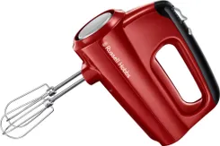 Миксер Russell Hobbs ручной Desire 350Вт, насадки-4, турбо, крассно-черный фото