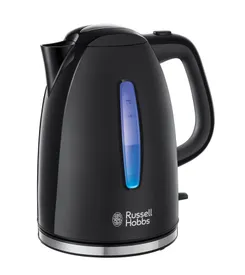 Электрочайник Russell Hobbs Textures Plus 1.7л, пластик, черный фото