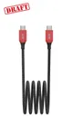 Кабель USB-C > USB-C заряджання/синхронізації 2E 1м, 100Вт Type-C, чорний