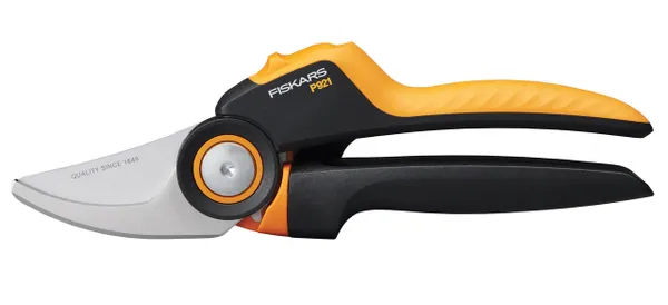 Секатор плоскостной Fiskars PowerGear M P921, 28,5см, 245гр фото №1