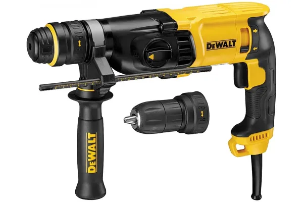 Перфоратор мережевий DeWalt SDS-Plus 900Вт 3.0 Дж 0-5350уд/хв 0-1450об/хв 3 режими кейс 3.1кг ціна в Україні