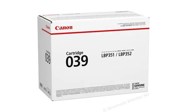 Картридж Canon 039 LBP351/352 Black (11000 стор)