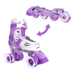 Роликовые коньки Neon Combo Skates Сиреневый (Размер 30-33) фото