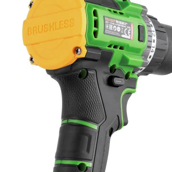Безщітковий акумуляторний шуруповерт Procraft PA18 LiH в кейсі (1 АКБ 2 А/год) купити онлайн