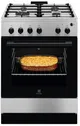 Плита Electrolux газова, 59л, 60x60см, чавун, нерж