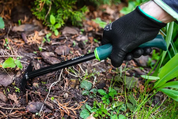 Купить Перчатки рабочие Verto, полиуретановое покрытие, р.8, черный со скидкой