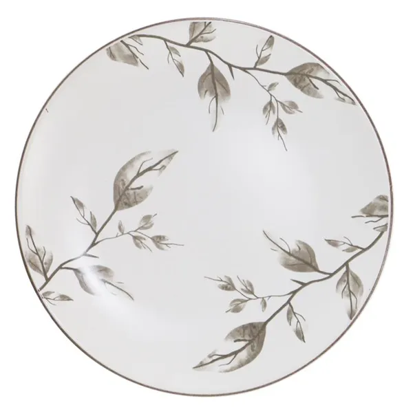 Тарелка обеденная ARDESTO Asti, 26.9см, керамика, бело-бежевый