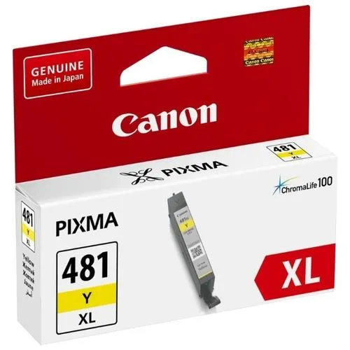 Картридж Canon CLI-481 XL PIXMA TS6140/8140/9140/TR7540/8540/TS6240/9540/8240/704/8340/6340
Yellow