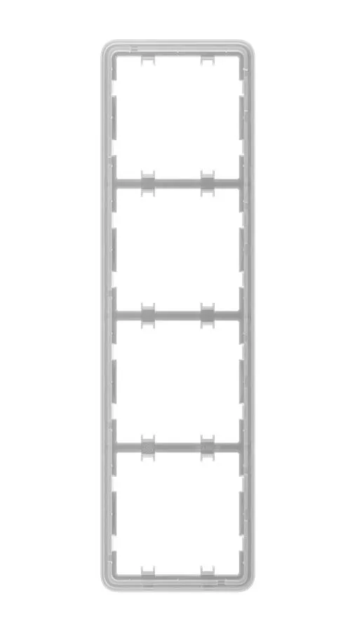 Рамка для вимикача на 4 секції Ajax Frame 4 seats for LightSwitch Vertical