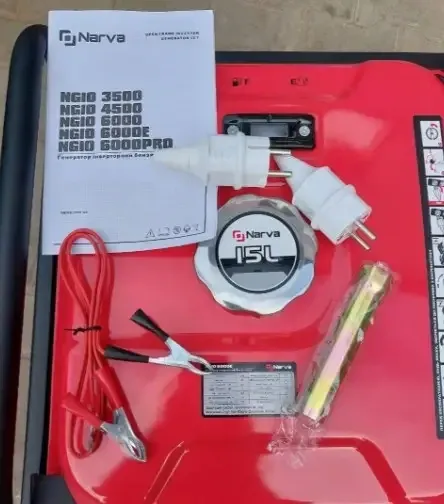 Купить Генератор бензиновый 6 кВт однофазный инверторный Narva NGI-6000E с электростартером