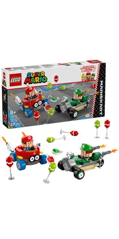 Конструктор LEGO Super Mario Mario Kart – Baby Mario vs. Baby Luigi фото