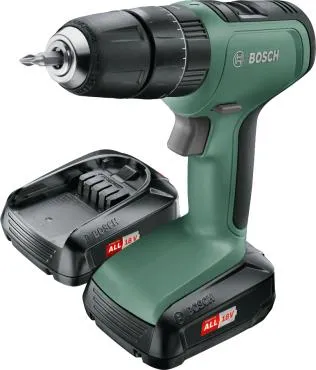 Шуруповерт-дрель Bosch UniversalImpact 18, 18В 2х1.5Аг, 30Нм, 400/1350об/хв, 1.1 кг