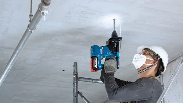 Перфоратор акумуляторний Bosch Professional GBH 187-LI SDS-Plus 18В 2.4Дж 2.9кг без АКБ та ЗП ціна в Україні