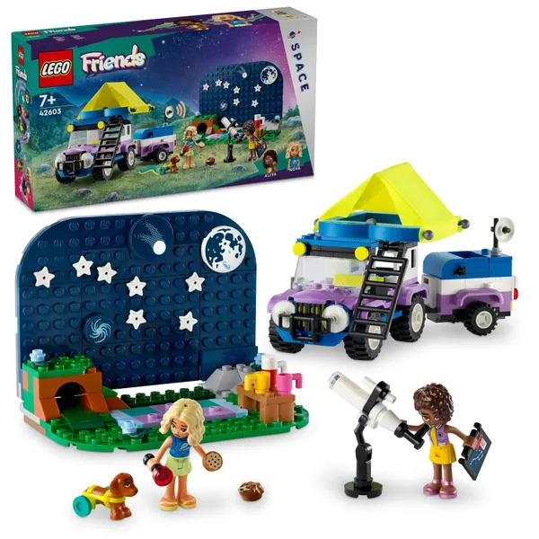 Конструктор LEGO Friends Кемпінговий автомобіль для спостереження за зірками