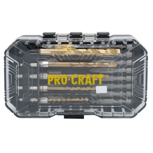 Набор бит и сверл 18 шт Procraft DBS-18 для шуруповерта в кейсе купить в Украине