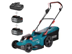 Газонокосилка аккумуляторная Konner&Sohnen KS 43LM-40V 40В(20+20) акб 2?4А·час 43см 50л 25-75мм 15.5кг фото